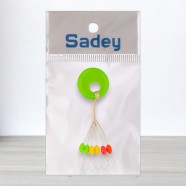 Рибальські стопорки, кольорові, стандарт, 6шт